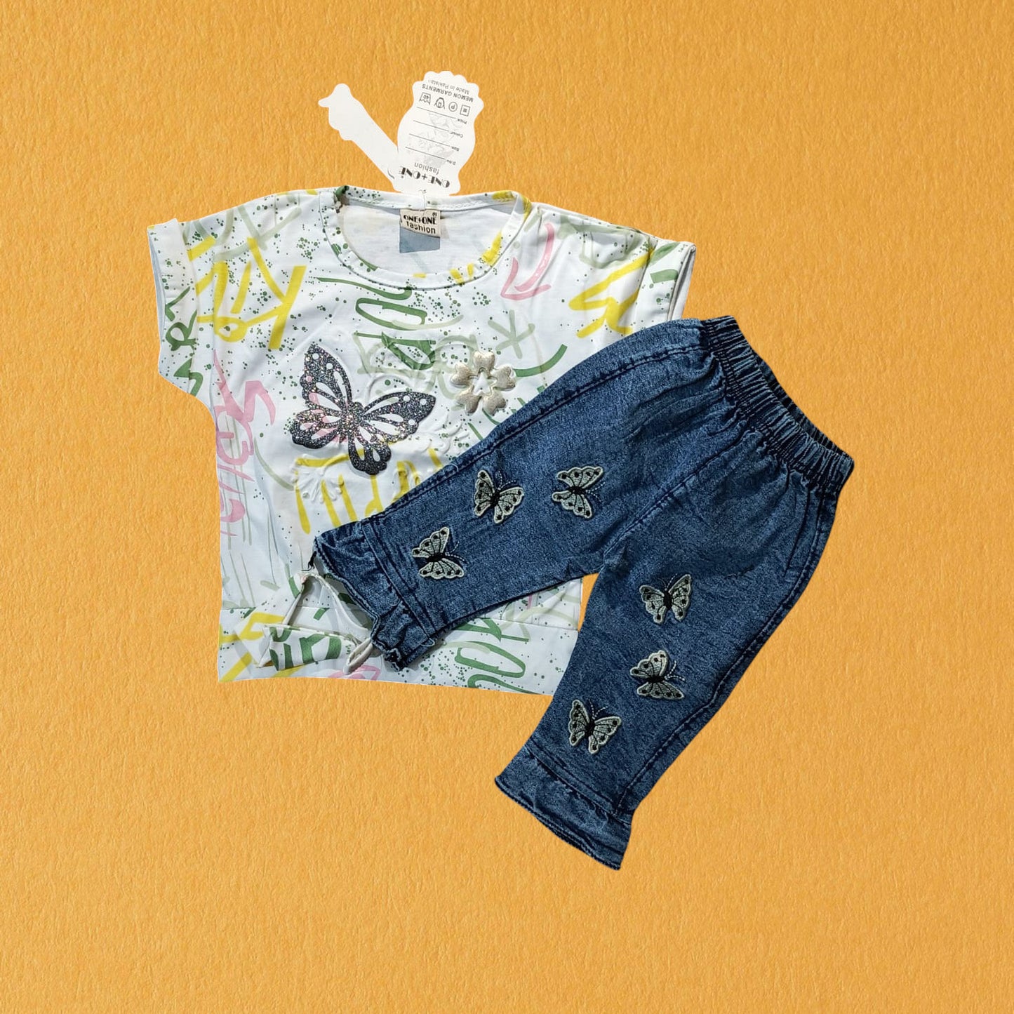 girls shirt capri set