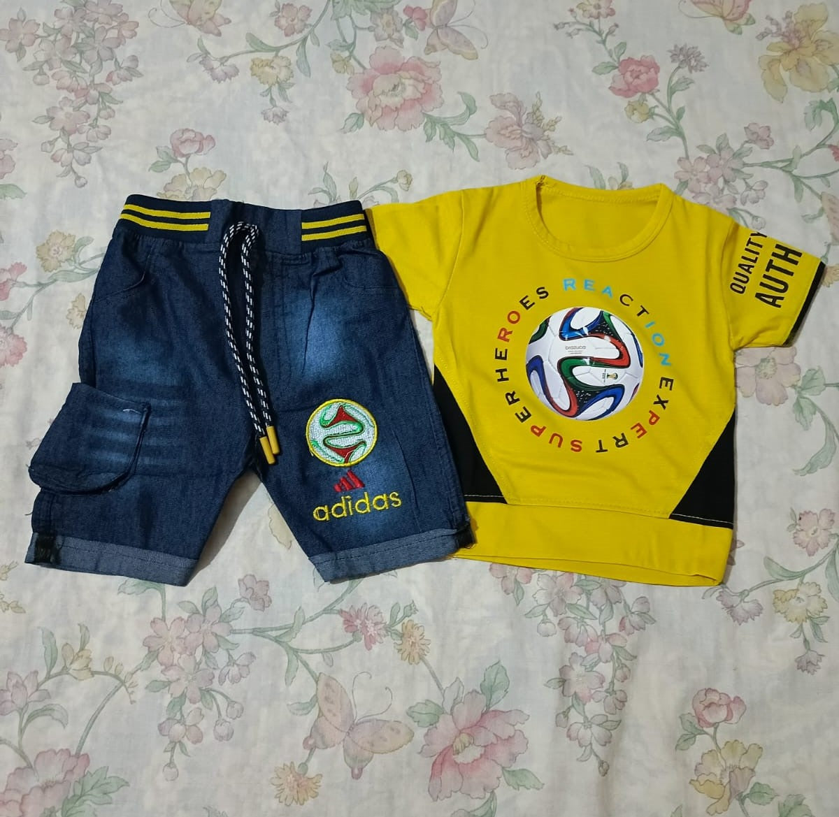 boys shirt shorts set