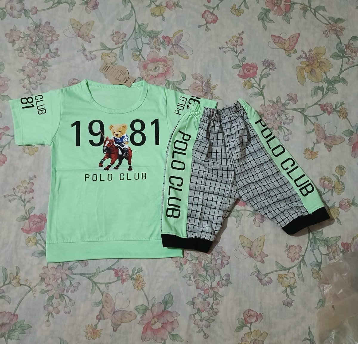 boys shirt shorts set