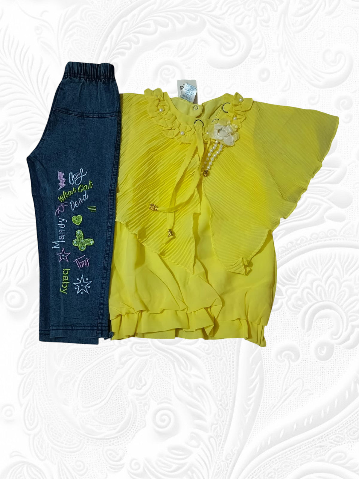 girls top capri set