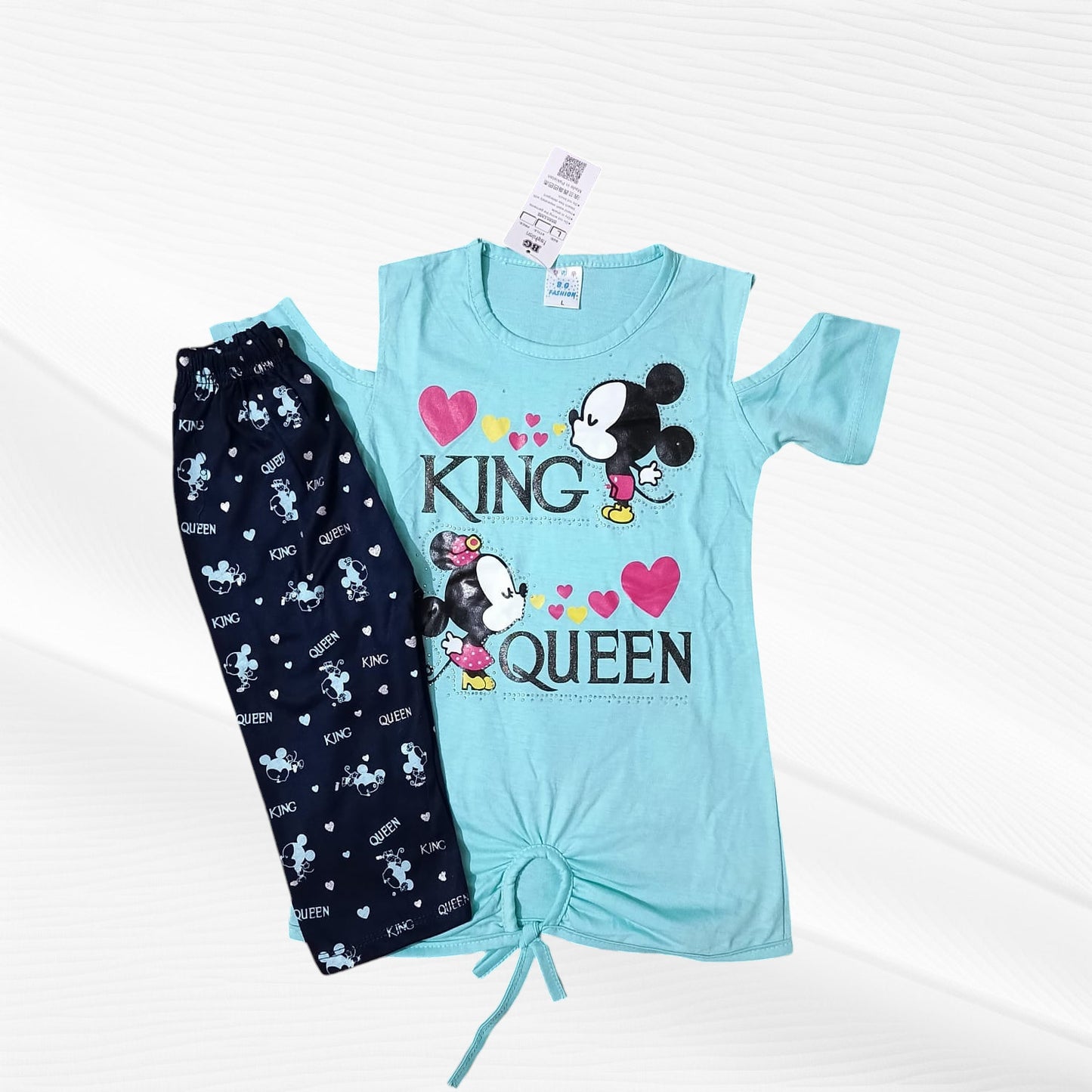 girls shirt trouser set