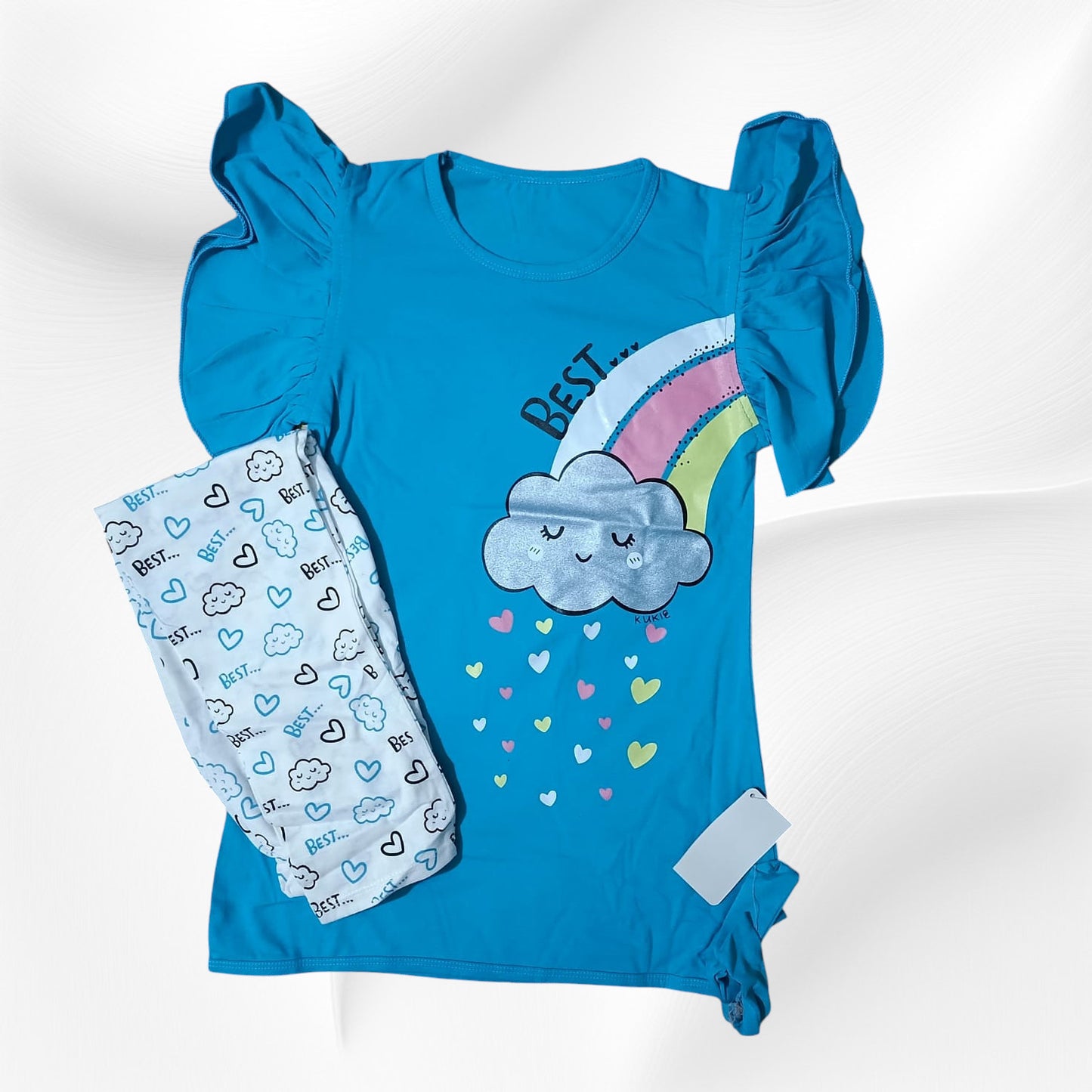 girls shirt trouser set