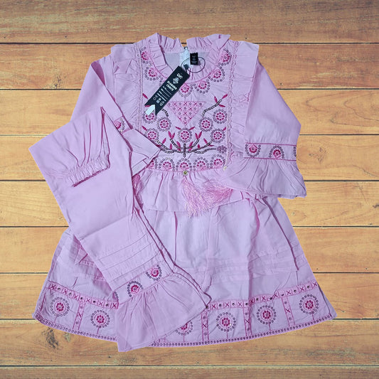 girls  frock  trouser set