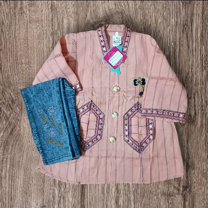 girls frock  trouser set
