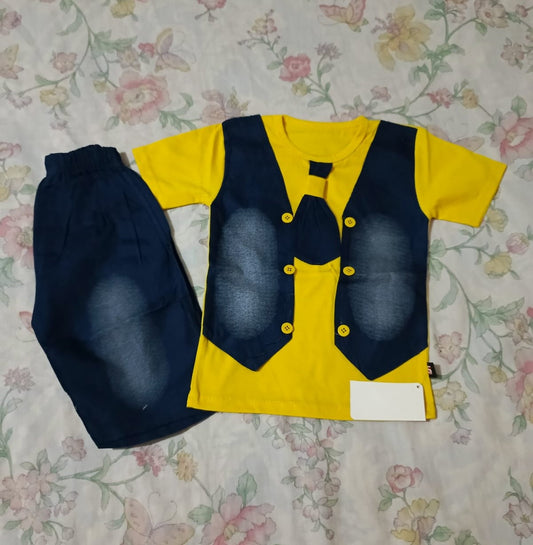 boys shirt shorts set