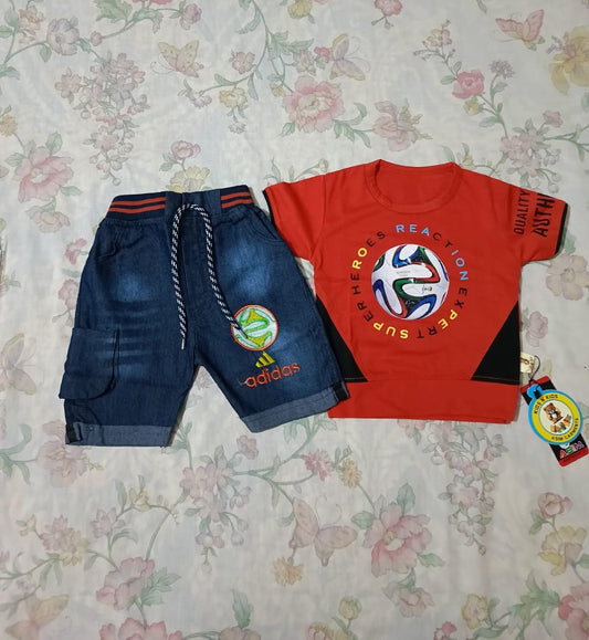 boys shirt shorts set