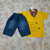 boys shirt shorts set