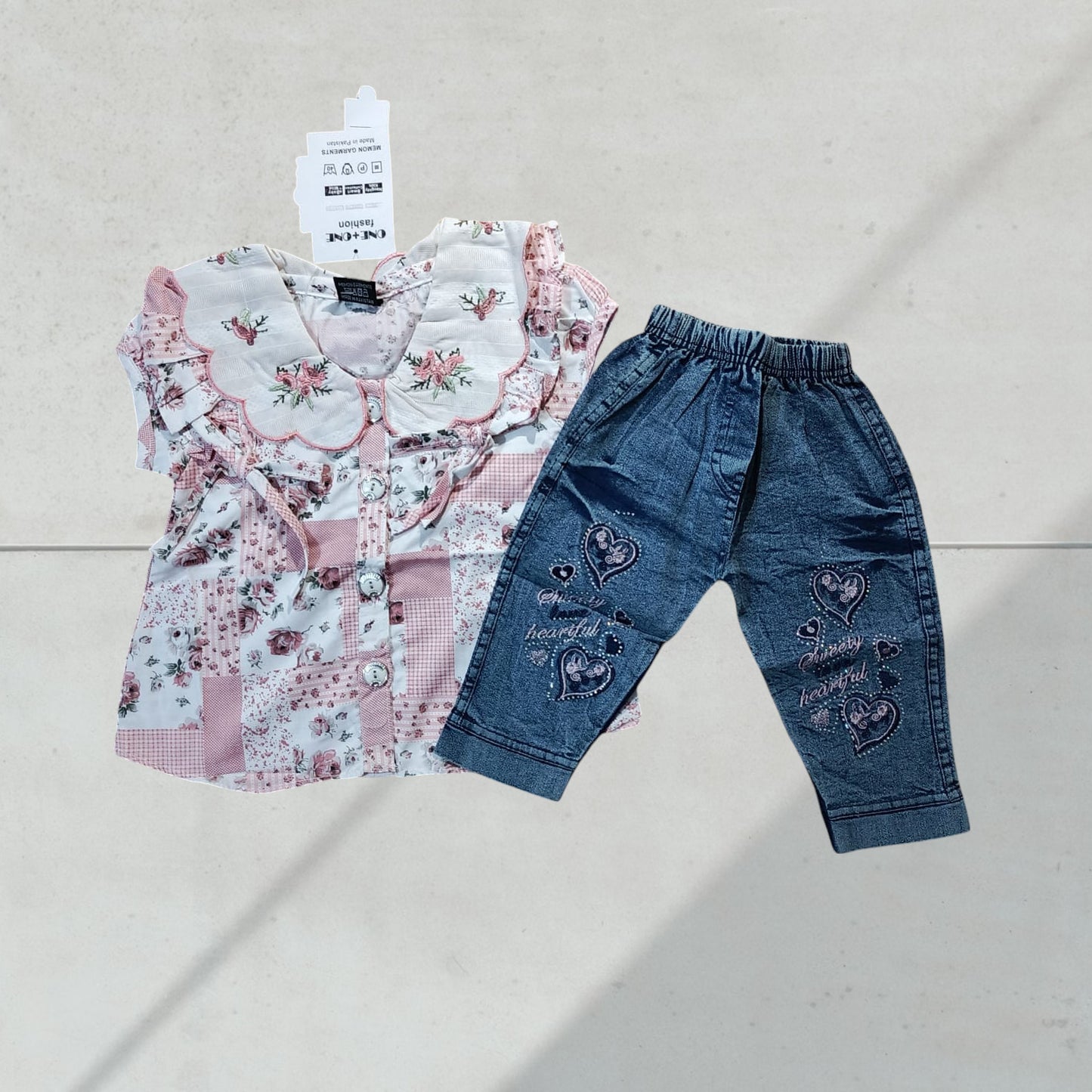 girls shirt capri set