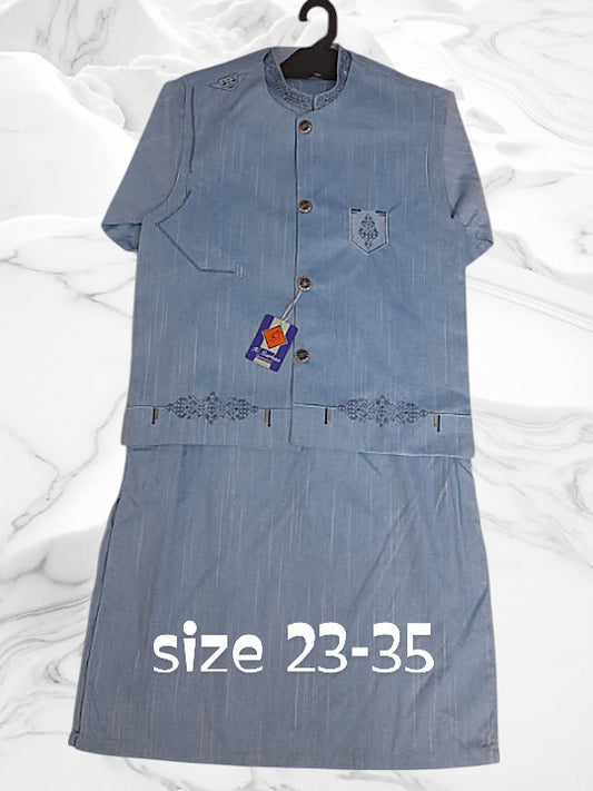 boys waist coat kurta shalwar