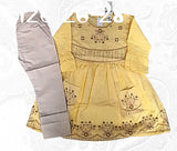 girls frock trouser set