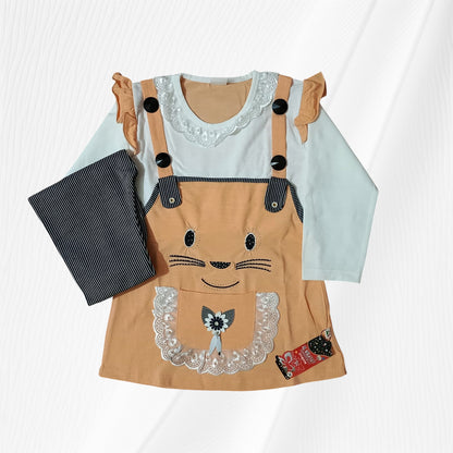 girls shirt tights set