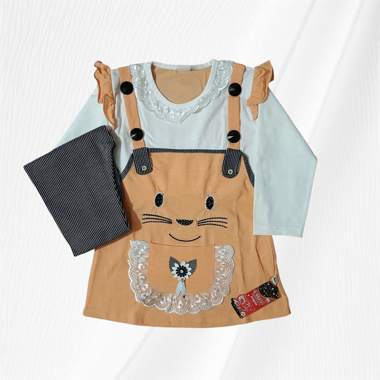 girls shirt tights set