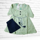 girls frock trouser set