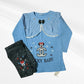 girls shirt trouser set