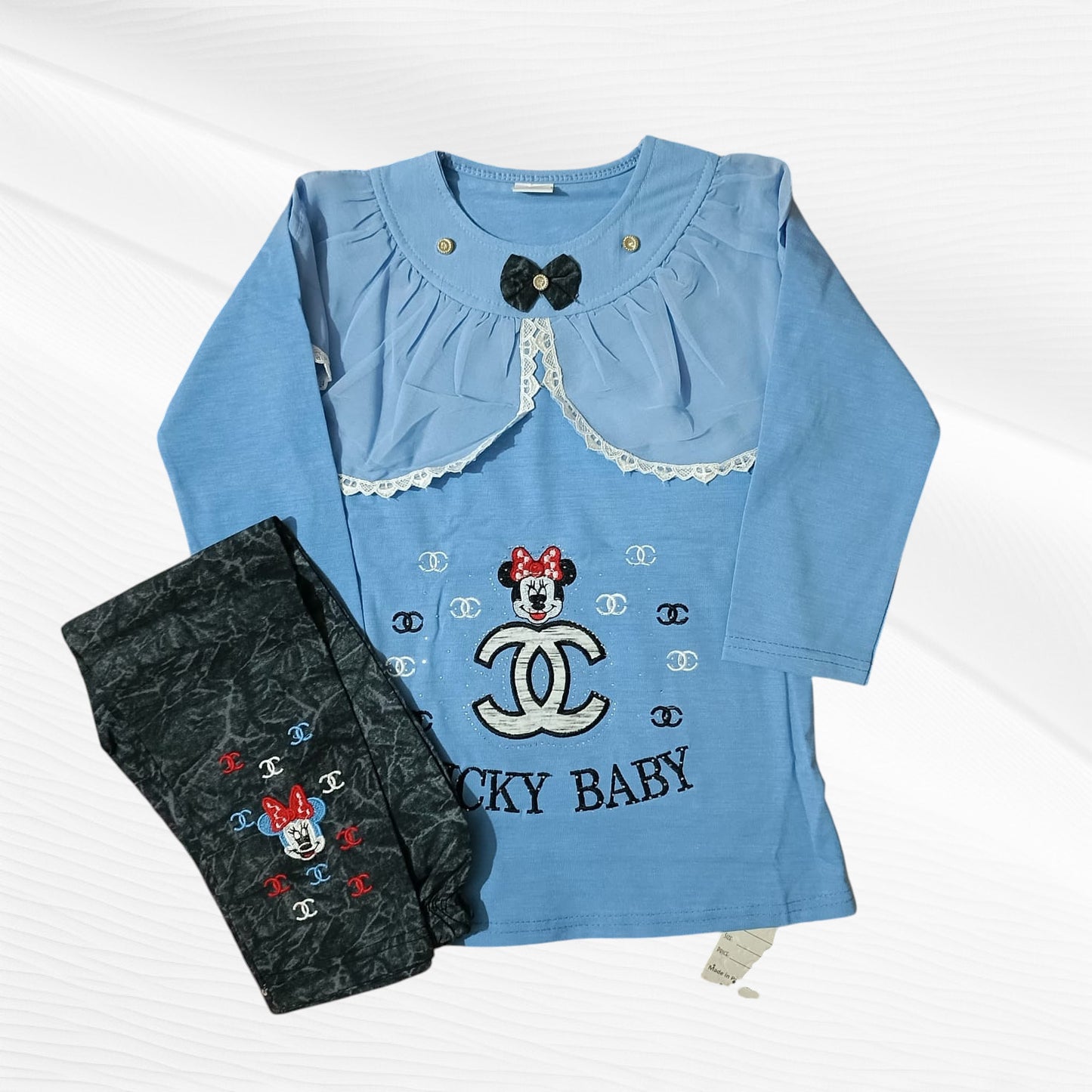 girls shirt trouser set
