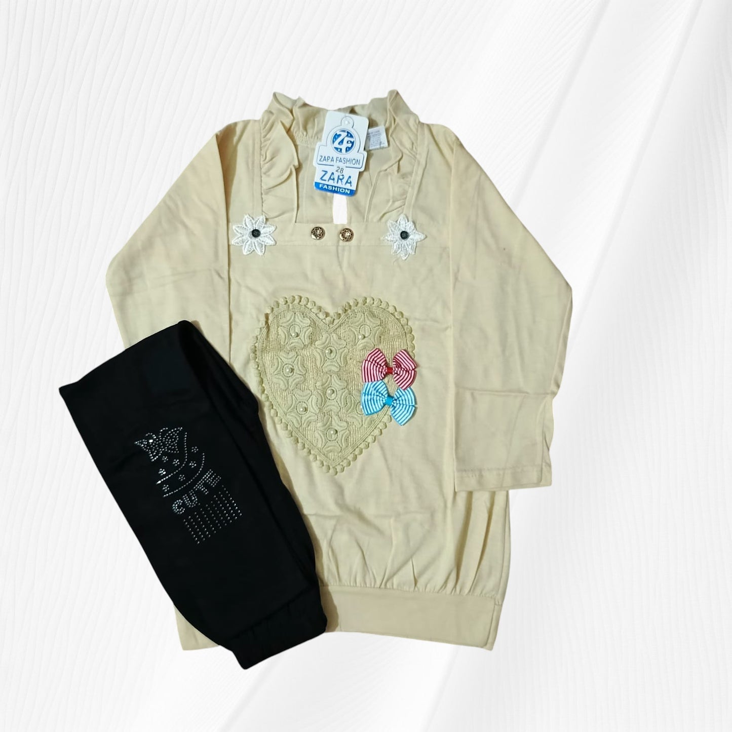 girls shirt trouser set