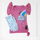 girls shirt trouser set
