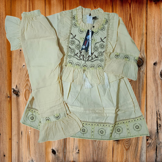 girls  frock  trouser set