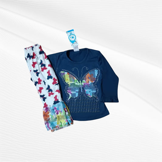 girls shirt trouser set