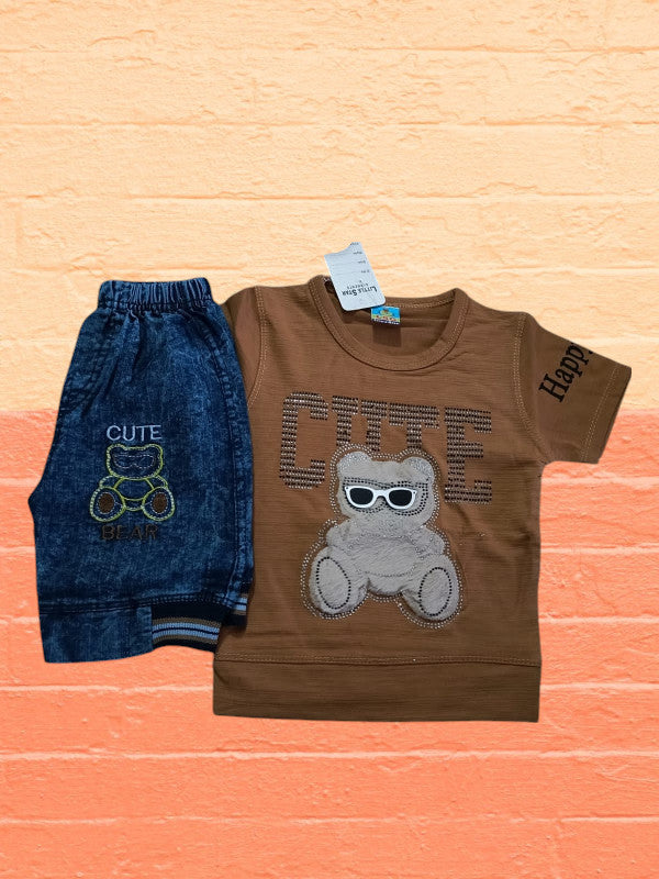 boys shirt shorts set