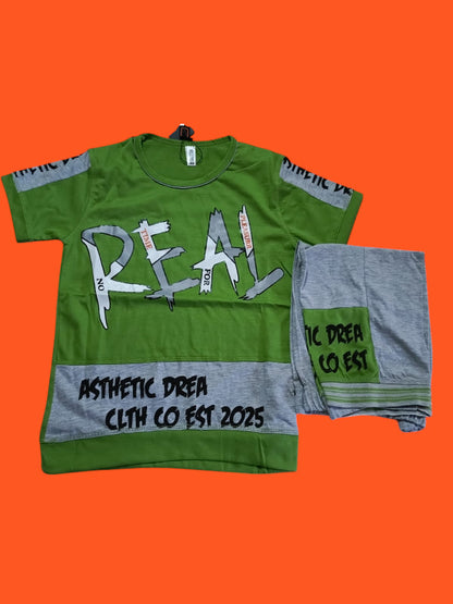 boys shirt shorts set