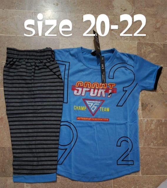 boys shirt shorts set