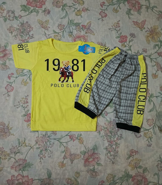 boys shirt shorts set