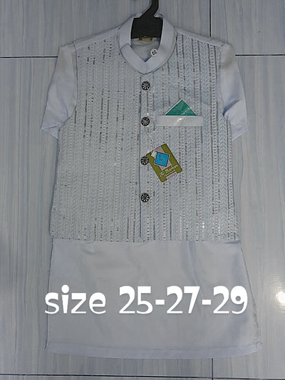 boys waist coat kurta shalwar