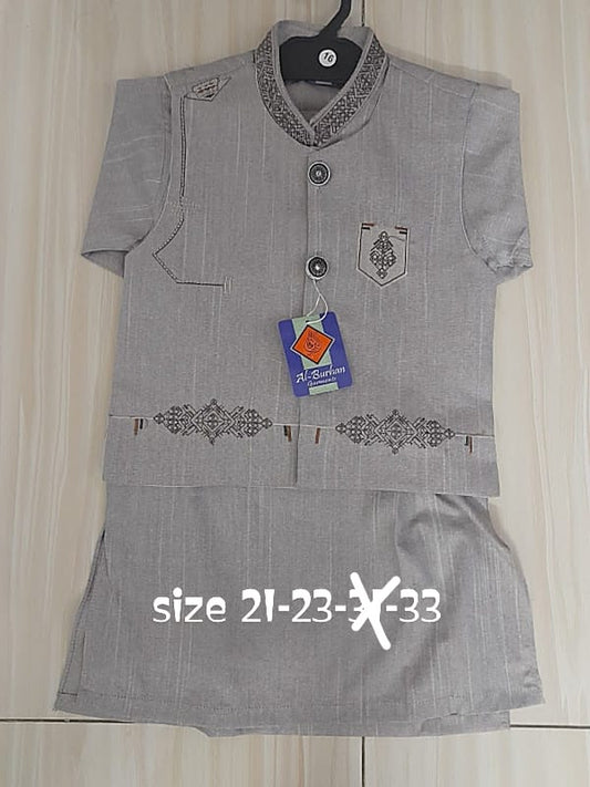 boys waist coat kurta shalwar