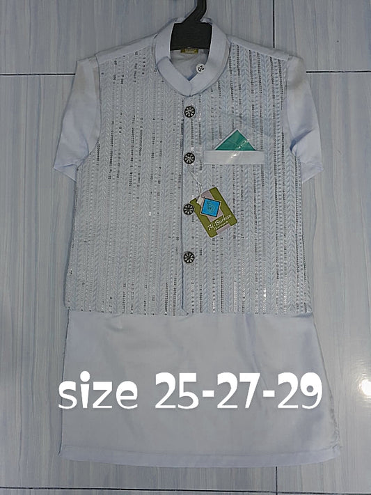 boys waist coat kurta shalwar