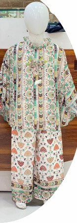 girls top plazo set