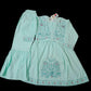 girls frock trouser set