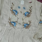 girls frock trouser set