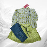 girls top tights set