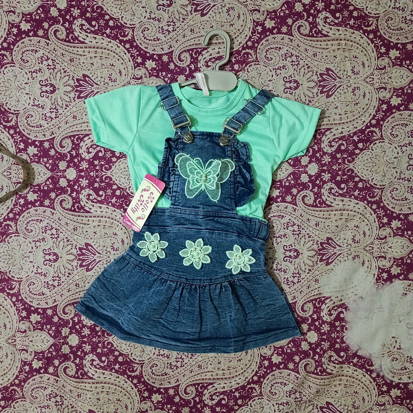 girls rompers shirt set