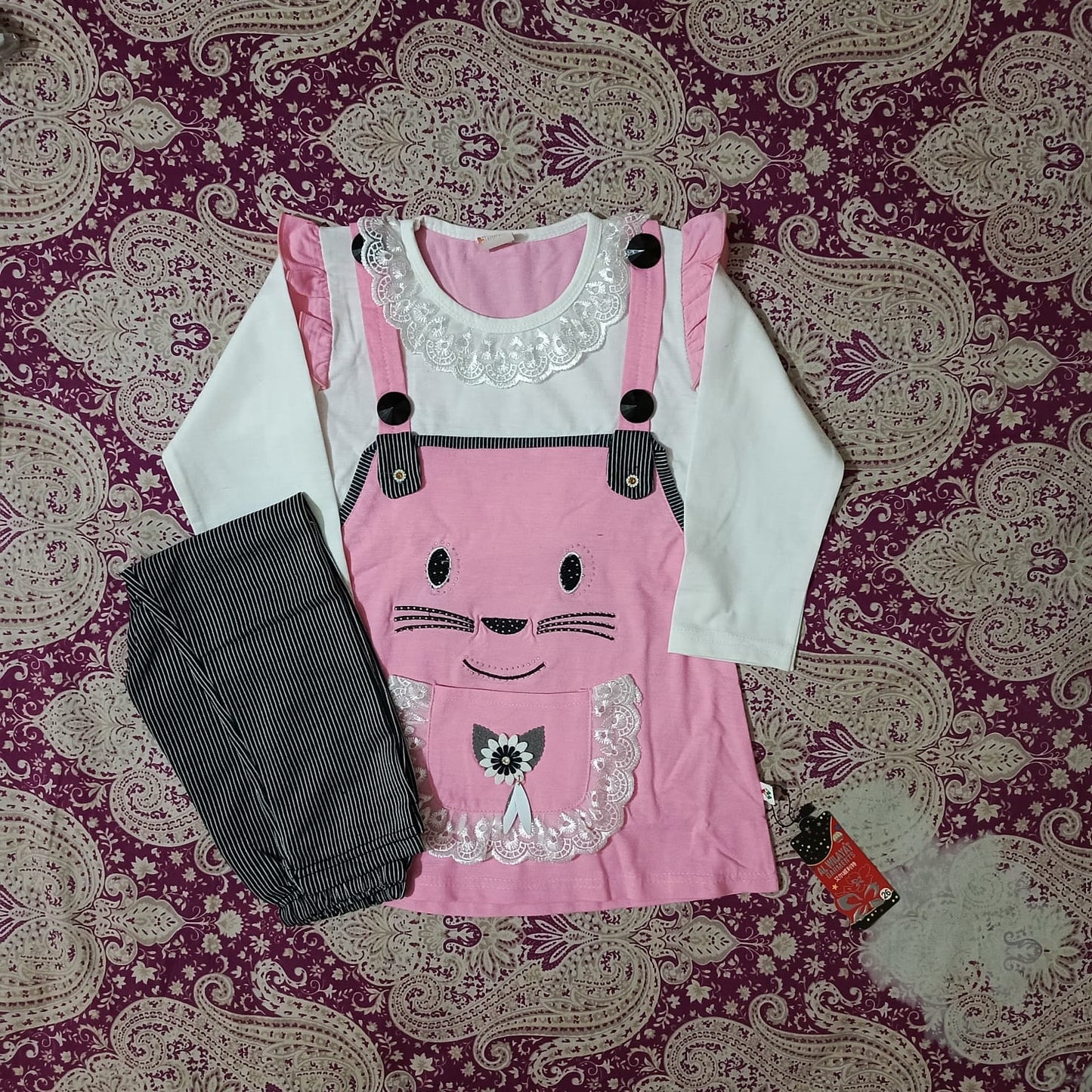 girls shirt tights set