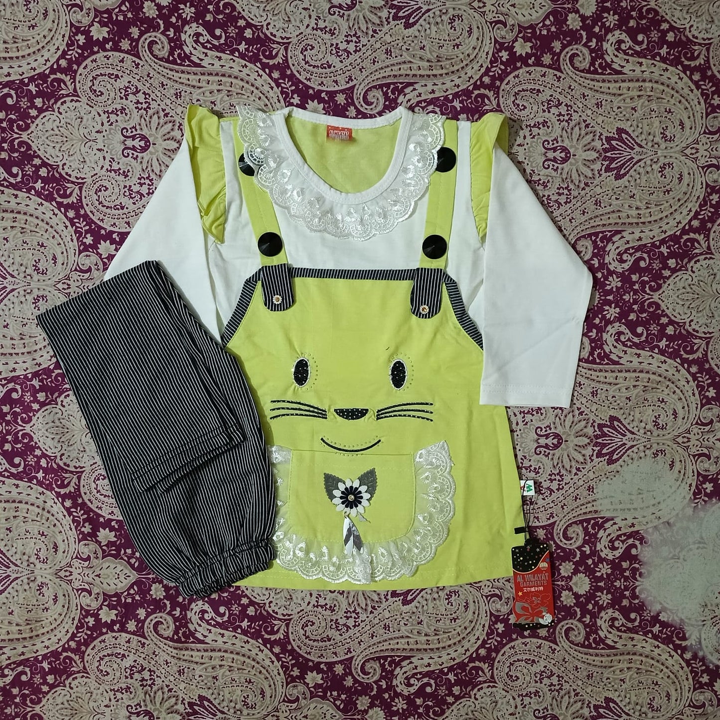 girls shirt tights set