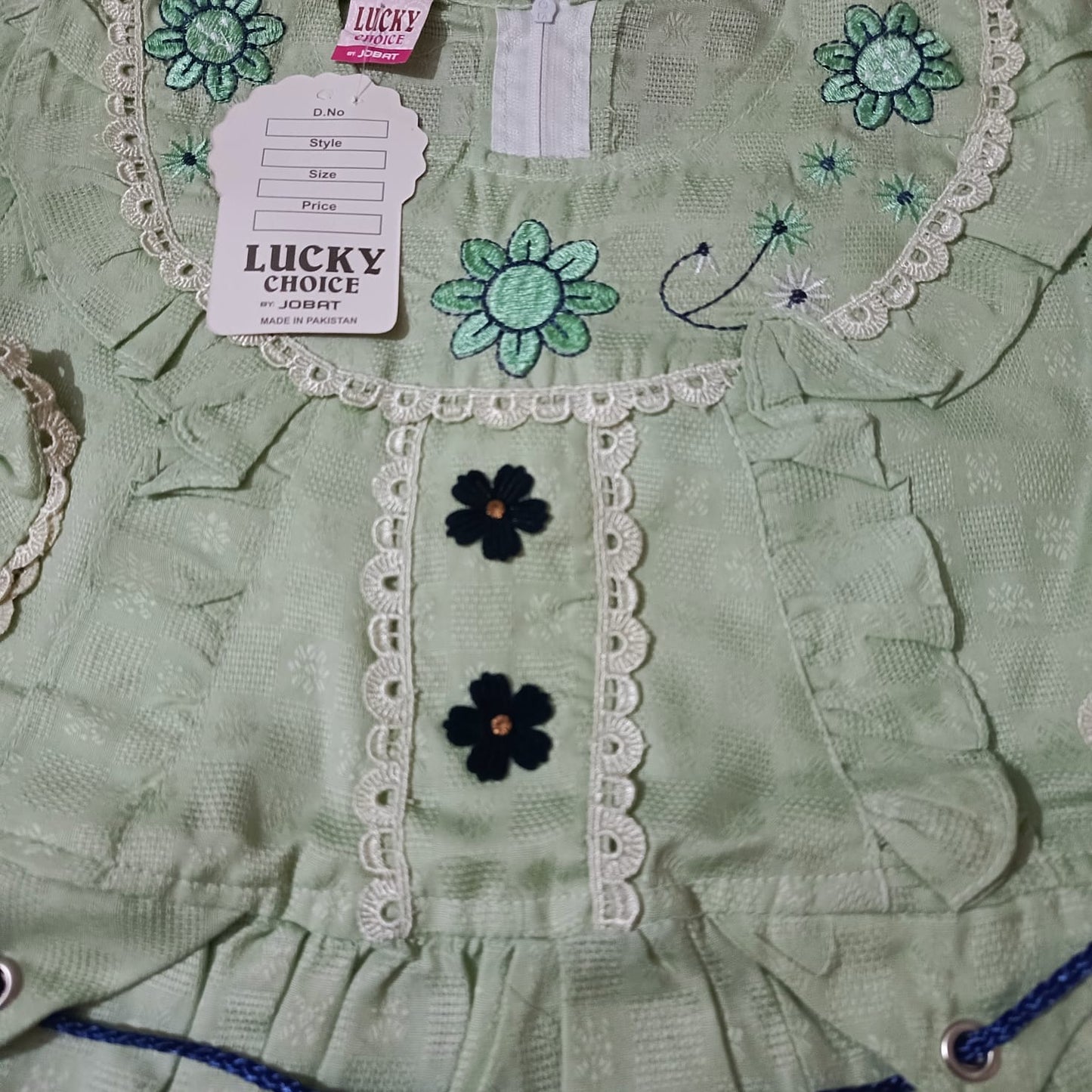 girls frock trouser set