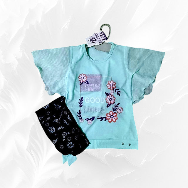 girls shirt trouser set