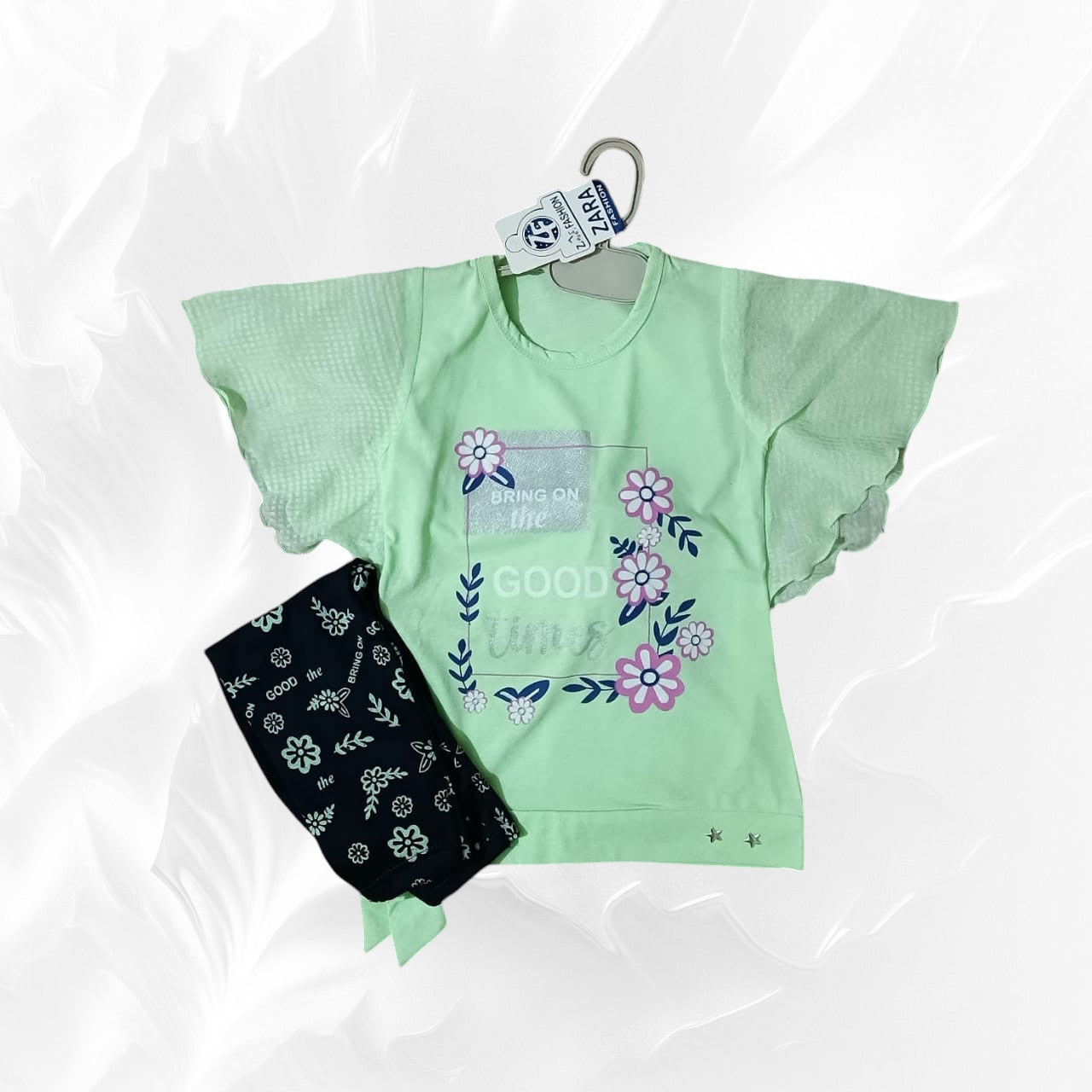 girls shirt trouser set
