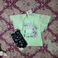 girls shirt trouser set